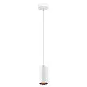 SLV Luminaria colgante ASTO TUBE de 1 llama, redondo, rígido GU10 IP20, blanco regulable