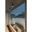 Luz downlight ASTO TUBE cilíndrico, rígido, versión de montaje en superficie GU10 IP20, negro regulable