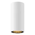 SLV Luz downlight ASTO TUBE cilíndrico, rígido, versión de montaje en superficie GU10 IP20, blanco regulable
