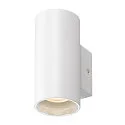 SLV Luminaria de pared ASTO TUBE abajo, de 1 llama, cilíndrico, rígido GU10 IP20, blanco regulable