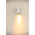 SLV Luminaria de pared ASTO TUBE abajo, de 1 llama, cilíndrico, rígido GU10 IP20, blanco regulable