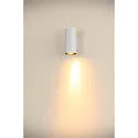 SLV Luminaria de pared ASTO TUBE abajo, de 1 llama, cilíndrico, rígido GU10 IP20, blanco regulable