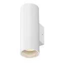 SLV Luminaria de pared ASTO TUBE Arriba-Abajo, de 2 llamas, cilíndrico, rígido GU10 IP20, blanco regulable