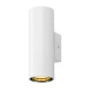 SLV Luminaria de pared ASTO TUBE Arriba-Abajo, de 2 llamas, cilíndrico, rígido GU10 IP20, blanco regulable
