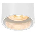 SLV Luminaria de pared ASTO TUBE Arriba-Abajo, de 2 llamas, cilíndrico, rígido GU10 IP20, blanco regulable