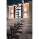SLV Luminaria de pared ASTO TUBE Arriba-Abajo, de 2 llamas, cilíndrico, rígido GU10 IP20, blanco regulable