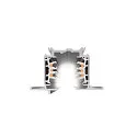 SLV 3-phase recessed track S-TRACK PHASE & DALI 1M DALI controllable, white