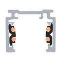 SLV surface-mounted track TRACK 48V standard, DALI controllable, black