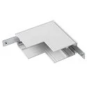 SLV Conector en L TRACK 48V mecánico, profundo, Estéreo, blanco