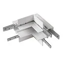 SLV Conector en L TRACK 48V mecánico, Estéreo, blanco
