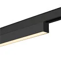 SLV track spot IN-LINE 22 TRACK 48V DALI controllable IP20, black dimmable