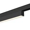 SLV track spot IN-LINE 44 DALI 48V rigid, DALI controllable IP20, black dimmable