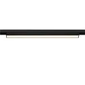 SLV track spot IN-LINE 44 DALI 48V rigid, DALI controllable IP20, black dimmable