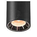 SLV track spot NUMINOS® XS TRACK 48V DALI controllable IP20, chrome, black dimmable