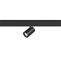 SLV track spot NUMINOS® XS 48V DALI 2 20° swivelling, DALI controllable IP20, black matt dimmable