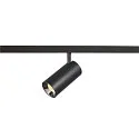 track spot NUMINOS® S TRACK 48V DALI controllable IP20, chrome, black dimmable