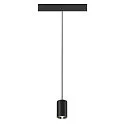 SLV pendant luminaire NUMINOS® XS TRACK 48V DALI controllable IP20, chrome, black dimmable