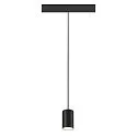 SLV Luminaria colgante NUMINOS® XS 48V DALI 2 40° para estación de trabajo VDU, controlable por DALI IP20, negro mate regulable