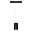 SLV Luminaria colgante NUMINOS® S TRACK 48V controlable por DALI IP20, negro, blanco regulable