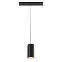 SLV pendant luminaire NUMINOS® S TRACK 48V DALI controllable IP20, black, white dimmable
