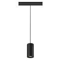 SLV Luminaria colgante NUMINOS® S 48V DALI 2 40° para estación de trabajo VDU, controlable por DALI IP20, negro mate regulable