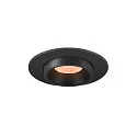 ceiling recessed luminaire NUMINOS® PROJECTOR S cylindrical, black