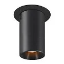 ceiling recessed luminaire NUMINOS® PROJECTOR M cylindrical, black