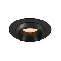 ceiling recessed luminaire NUMINOS® PROJECTOR M cylindrical, black