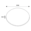 ring UNIVERSAL DOWNLIGHT round, black