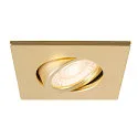 Recubrimiento UNIVERSAL DOWNLIGHT IP20 angular, giratorio, dorado mate