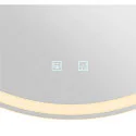 SLV Espejo con iluminación TRUKKO 80 IP44, transparente regulable