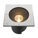 SLV Luminaria empotrable en suelo DASAR® XL angular, giratorio, controlable por DALI, pasable IP65 / IP67