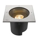 SLV Luminaria empotrable en suelo DASAR® XL angular, giratorio, controlable por DALI, pasable IP65 / IP67