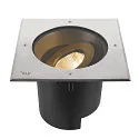 SLV Luminaria empotrable en suelo DASAR® XL angular, giratorio, controlable por DALI, pasable IP65 / IP67