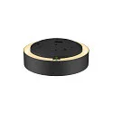 SLV wall and ceiling luminaire MEDO® PRO 30 round, DALI controllable IP50, black dimmable