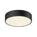SLV Luminaria de pared y techo MEDO® PRO 30 redondo IP50, negro regulable
