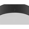 SLV Luminaria de pared y techo MEDO® PRO 30 redondo IP50, negro regulable