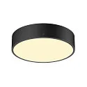 wall and ceiling luminaire MEDO® PRO 30 round IP50, black dimmable