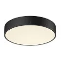SLV Luminaria de pared y techo MEDO® PRO 40 redondo, CCT Switch, directo / indirecto, UGR < 19 IP50, negro regulable