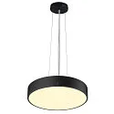 SLV wall and ceiling luminaire MEDO® PRO 40 round IP50, black dimmable