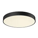 SLV Luminaria de pared y techo MEDO® PRO 60 redondo, controlable por DALI IP50, negro regulable