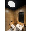 SLV Luminaria de pared y techo MEDO® PRO 60 redondo, controlable por DALI IP50, negro regulable