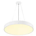 SLV Luminaria de pared y techo MEDO® PRO 60 redondo, CCT Switch, directo / indirecto, UGR < 19 IP50, blanco regulable