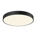 SLV Luminaria de pared y techo MEDO® PRO 60 redondo IP50, negro regulable