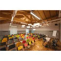 SLV Luminaria de pared y techo MEDO® PRO 60 redondo IP50, blanco regulable