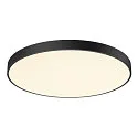 SLV Luminaria de techo MEDO® PRO 90 redondo, controlable por DALI, CCT Switch, UGR < 19 IP50, negro regulable