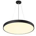 SLV Luminaria de techo MEDO® PRO 90 redondo, CCT Switch, UGR < 19 IP50, negro regulable