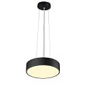 SLV wall and ceiling luminaire MEDO® 30 round, CCT Switch, direct / indirect IP50, black dimmable