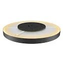 SLV Luminaria de techo MEDO® 90 redondo, CCT Switch IP50, negro regulable