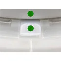 SLV Luminaria de techo MEDO® 90 redondo, CCT Switch IP50, blanco regulable
